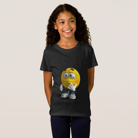 Sad Face Tear Eye T-shirt (Voorkant volledig)
