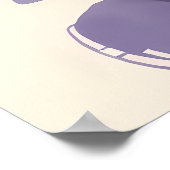 Sad Fat Cat Sentimental Animal Art Poster (Hoek)