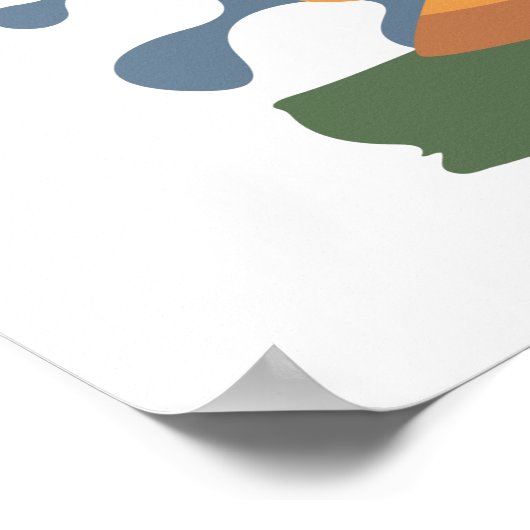 Sad Fox met een gebroken hart Poster (Hoek)