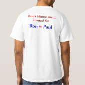 Sad G.O.P. - Ron Paul shirt (Achterkant)