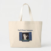 Sad Ghost Autumn Grote Tote Bag (Voorkant)