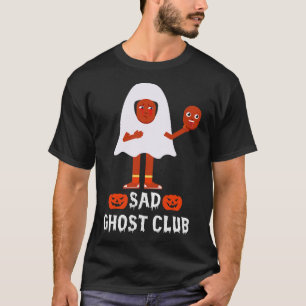 Sad Ghost Club Halloween Gothic T-shirt