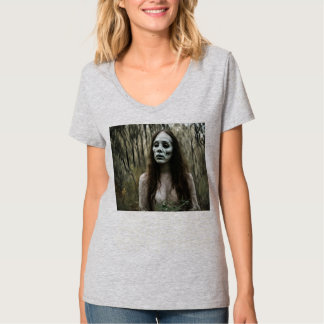 Sad Ghost Woman in Australische Struik T-shirt