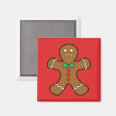 Sad GingerBrooMan Magneet (Voorkant / Achterkant)