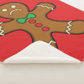 Sad GingerBrooMan Sherpa Deken (3/4)