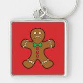 Sad GingerBrooMan Sleutelhanger (Voorkant)