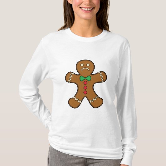 Sad GingerBrooMan T-shirt (Voorkant)