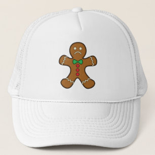 Sad GingerBrooMan Trucker Pet