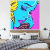 SAD GIRL CANVAS AFDRUK (Insitu (Slaapkamer))