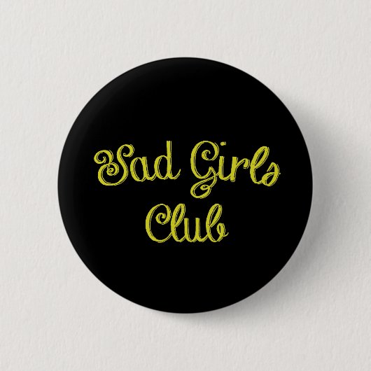 SAD GIRLS CLUB Button (Voorkant)