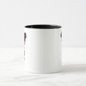 Sad Gothic Kawaii Girl gothic - Aangepaste Sjabloo Mok (Midden)