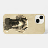 Sad Great Dane Dog Pet Animal iPhone Hoesje (Achterkant horizontaal)