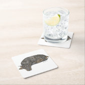 Sad Guilty look Doberman Kartonnen Onderzetters (Insitu)