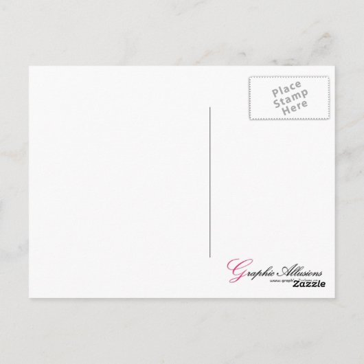 Sad Harlequin Doll Briefkaart (Achterkant)