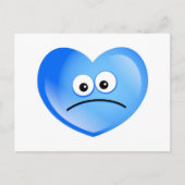 Sad Heart Briefkaart (Voorkant)