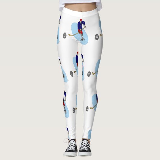 SAD HOCKEY PUCK LEGGINGS (Voorkant)