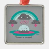 Sad Island 2 Metalen Ornament (Voorkant)