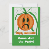  Sad Jack o' Lantern Kaart (Voorkant)