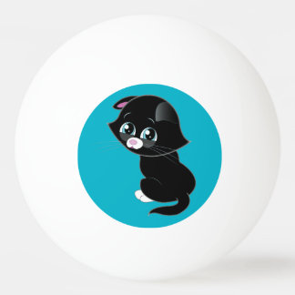 Sad Kitten Ping Pong Pingpongbal