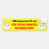 Sad Lab Rabbit Bumpersticker (Voorkant)