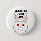 Sad Lab Rabbit Button (Voorkant)