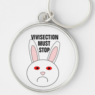 Sad Lab Rabbit Sleutelhanger