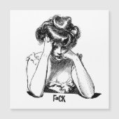 Sad Lady zegt "f#ck" (Voorkant)