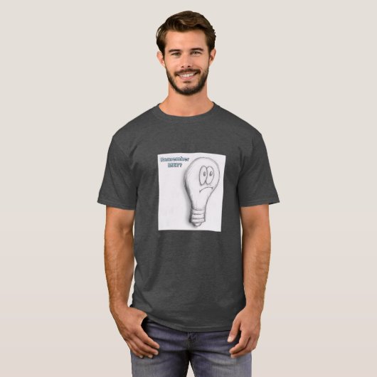 Sad Lamp-Shirt T-shirt (Voorkant volledig)