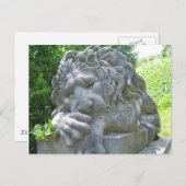 Sad Lion Briefkaart (Voorkant / Achterkant)