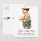 Sad Little Afstuderen Briefkaart (Voorkant / Achterkant)