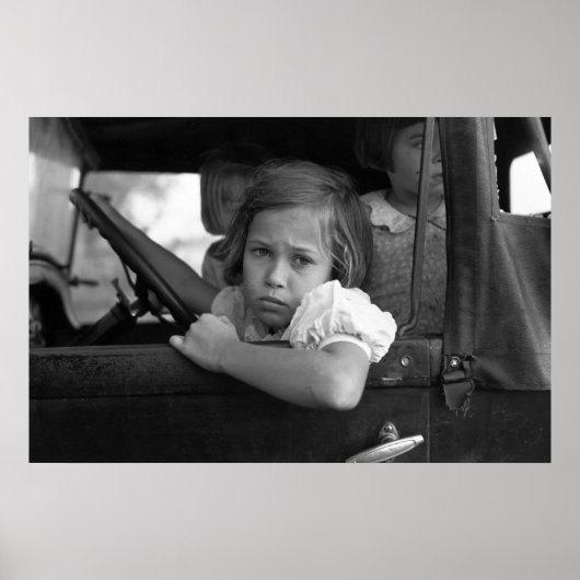 Sad Little Girl, 1938 Poster (Voorkant)