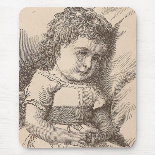 Sad Little Girl Muismat (Voorkant)