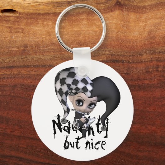 Sad Little Jester Sleutelhanger (Voorkant)