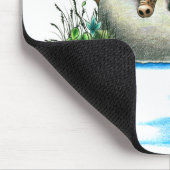 Sad Little rock dragon muispad Muismat (Hoek)