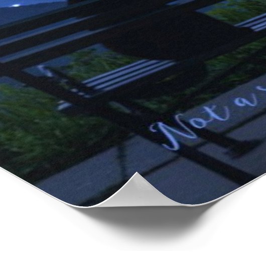 Sad & Lonely Pets Poster Afdrukken: Lonely Night C (Hoek)