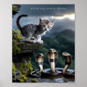 Sad & Lonely Pets Poster Print: een ander dilemma (Voorkant)
