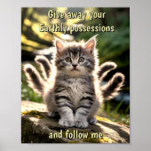 Sad & Lonely Pets Poster Print: Follow Me (Voorkant)