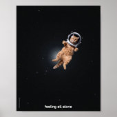 Sad & Lonely Pets Poster Print: Het gevoel helemaa (Voorkant)