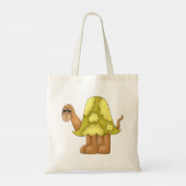 Sad look Turtle Canvas tas (Achterkant)