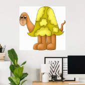 Sad look Turtle Poster