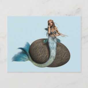 Sad Mermaid Briefkaart