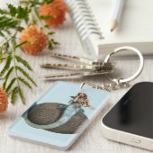 Sad Mermaid Sleutelhanger (Voorkant Rechts)