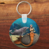 Sad Mermaid Sleutelhanger (Voorkant)