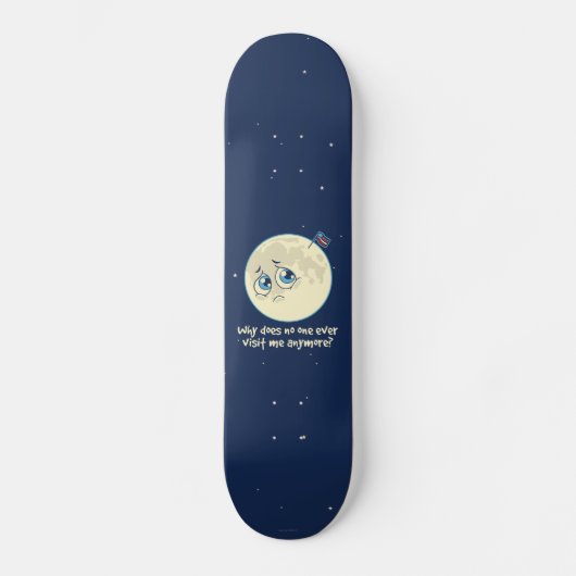 Sad Moon Skateboard (Voorkant)
