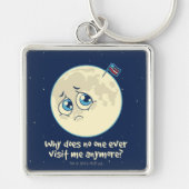 Sad Moon Sleutelhanger (Voorkant)