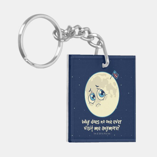 Sad Moon Sleutelhanger (Voorkant Links)