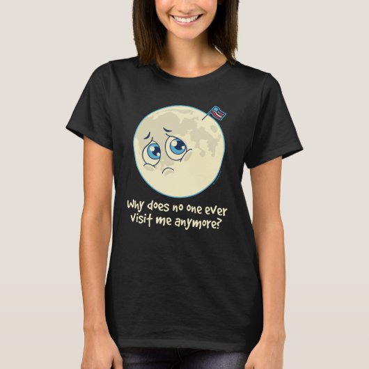Sad Moon T-shirt (Voorkant)