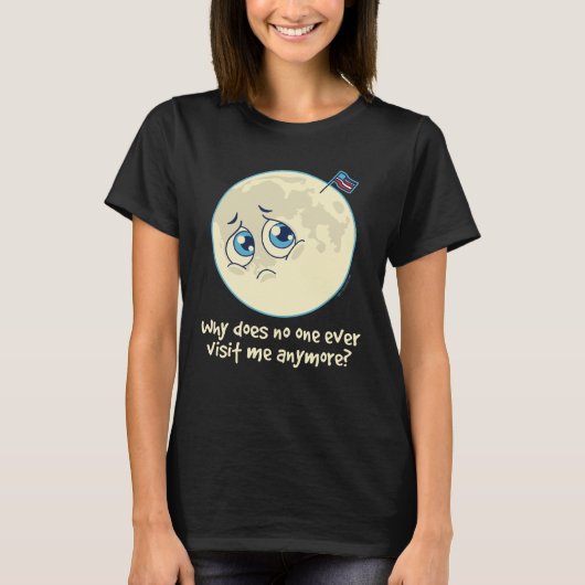Sad Moon T-shirt (Voorkant)