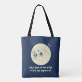 Sad Moon Tote Bag (Achterkant)