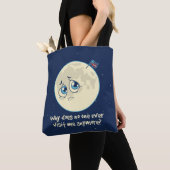 Sad Moon Tote Bag (Dichtbij)